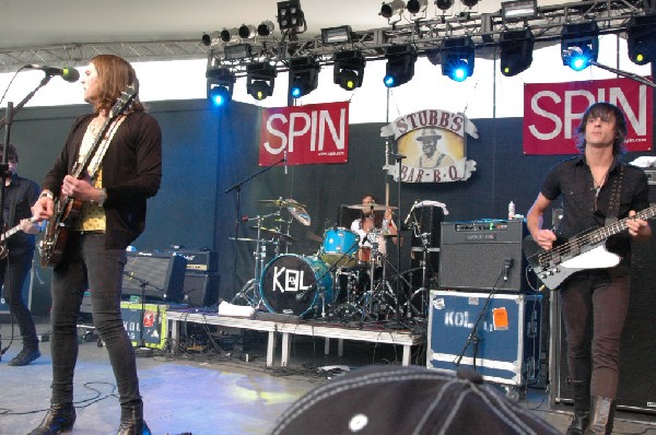 Kings of Leon at SXSW 2007.