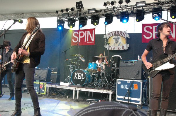 Kings of Leon at SXSW 2007.