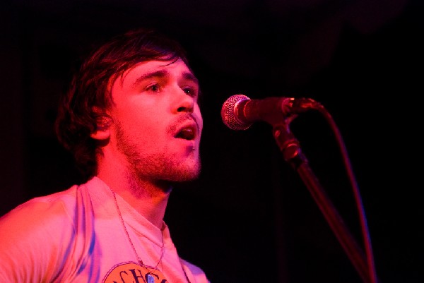 Morgan Ross of Birds of Wales at The Wave Rooftop. SXSW 2008