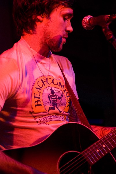 Morgan Ross of Birds of Wales at The Wave Rooftop. SXSW 2008