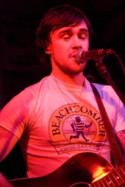 Morgan Ross of Birds of Wales at The Wave Rooftop. SXSW 2008