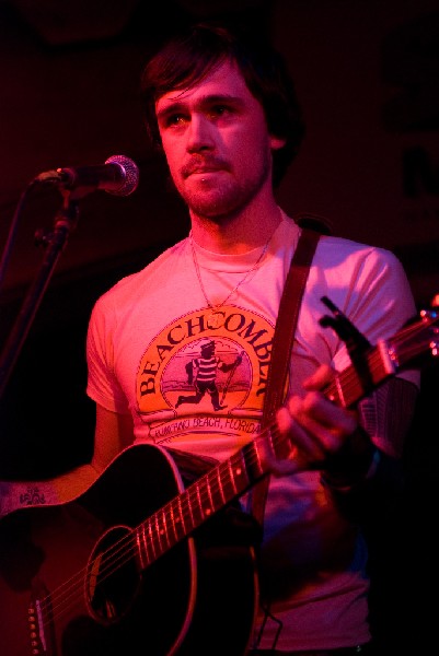 Morgan Ross of Birds of Wales at The Wave Rooftop. SXSW 2008