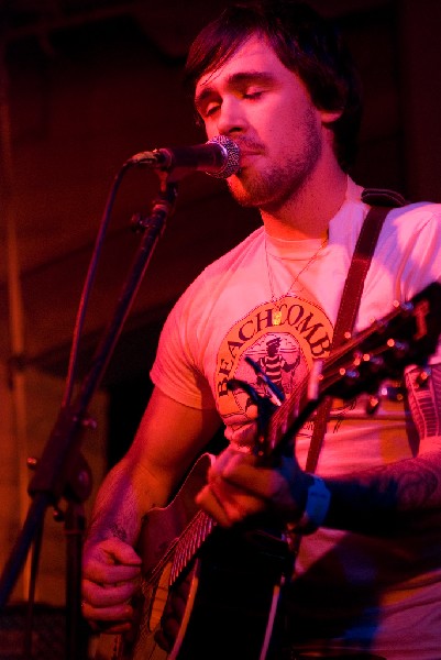 Morgan Ross of Birds of Wales at The Wave Rooftop. SXSW 2008