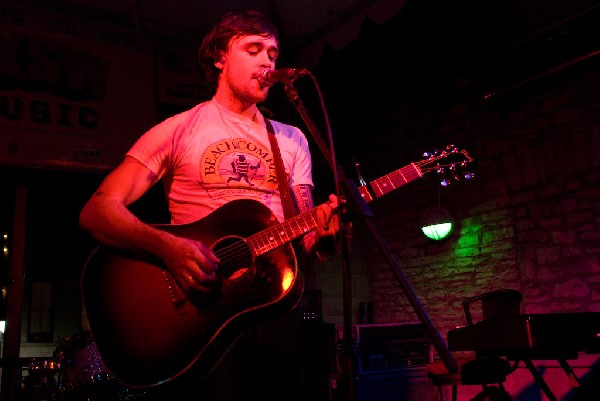 Morgan Ross of Birds of Wales at The Wave Rooftop. SXSW 2008