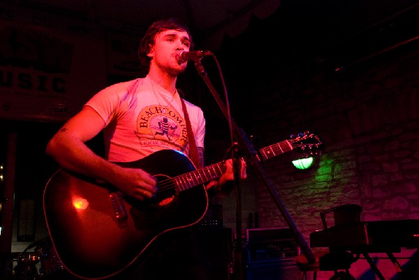 Morgan Ross of Birds of Wales at The Wave Rooftop. SXSW 2008