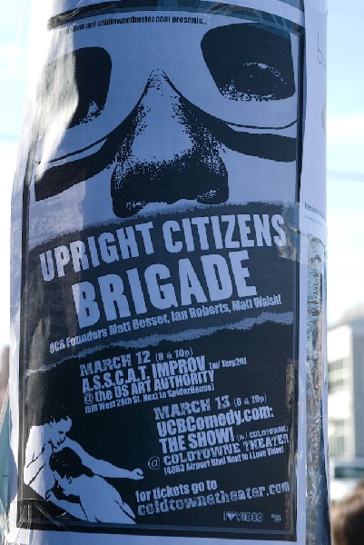 Posters etc seen around Austin during SXSW 2008