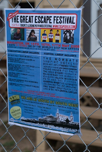 Posters etc seen around Austin during SXSW 2008