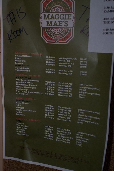 Posters etc seen around Austin during SXSW 2008