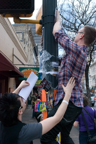 Posters etc seen around Austin during SXSW 2008