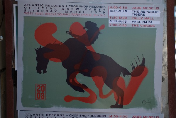 Posters etc seen around Austin during SXSW 2008