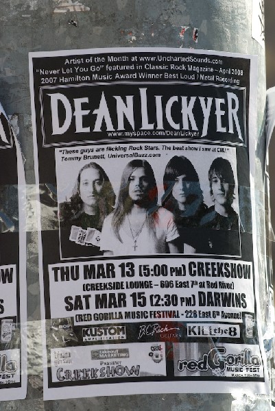Posters etc seen around Austin during SXSW 2008
