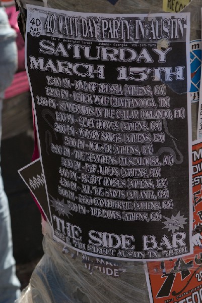 Posters etc seen around Austin during SXSW 2008