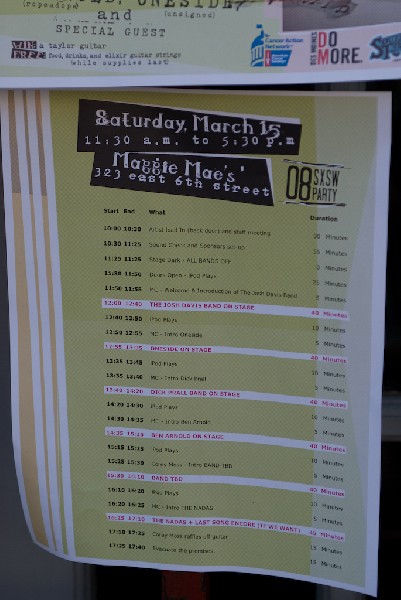 Posters etc seen around Austin during SXSW 2008