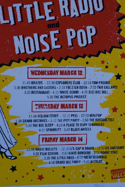 Posters etc seen around Austin during SXSW 2008