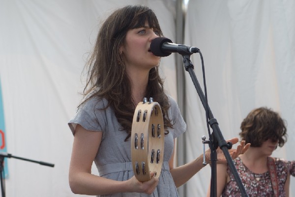 She and Him at the Free YR Radio Stage SXSW 2008