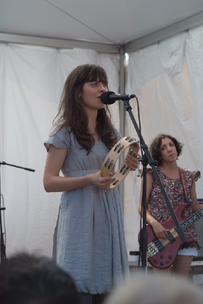 She and Him at the Free YR Radio Stage SXSW 2008