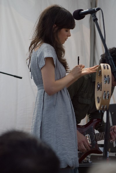 She and Him at the Free YR Radio Stage SXSW 2008