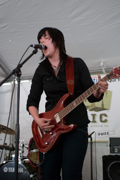 The Pack A.D. at the Canada Blast day party. SXSW 2008