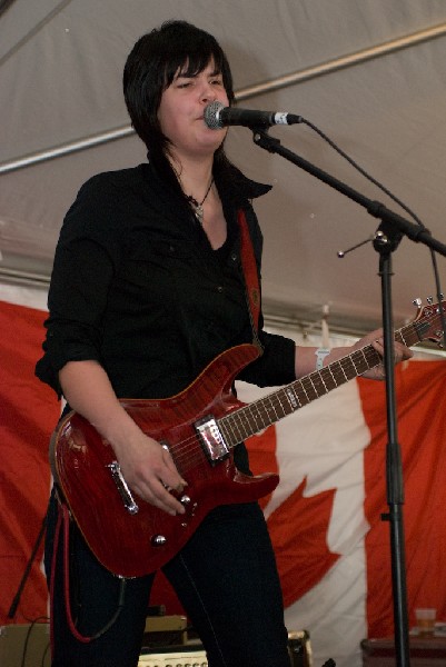 The Pack A.D. at the Canada Blast day party. SXSW 2008