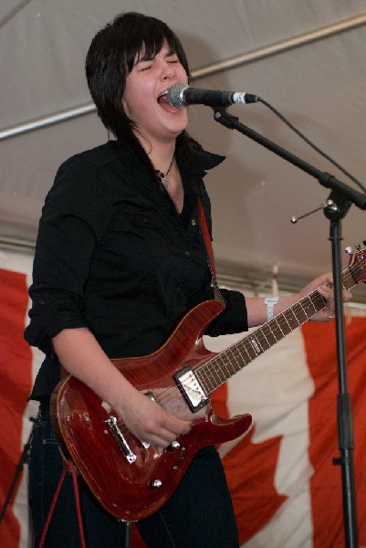 The Pack A.D. at the Canada Blast day party. SXSW 2008