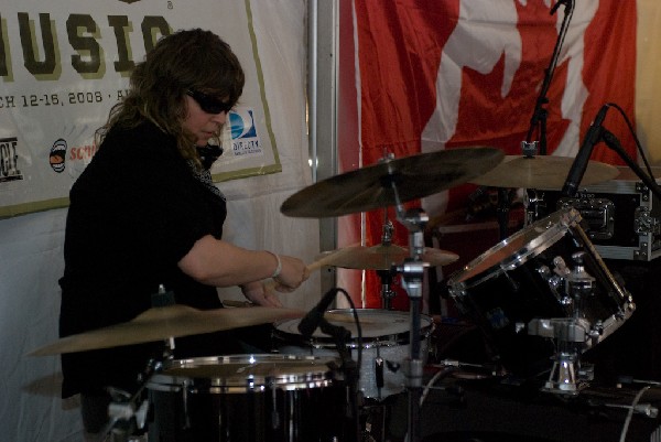 The Pack A.D. at the Canada Blast day party. SXSW 2008