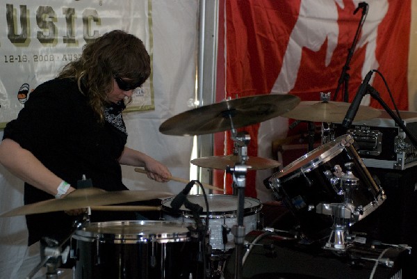 The Pack A.D. at the Canada Blast day party. SXSW 2008