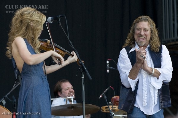 Robert Plant and Allison Krauss at Bonnaroo 2008
