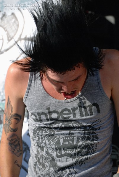 Bless The Fall at The Vans Warped Tour.   August 11, 2007.