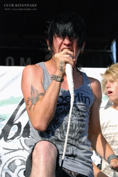 Bless The Fall at The Vans Warped Tour.   August 11, 2007.