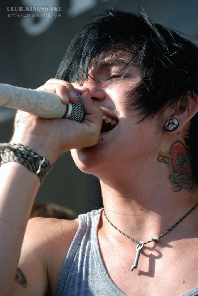 Bless The Fall at The Vans Warped Tour.   August 11, 2007.