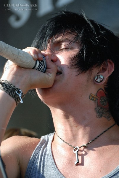 Bless The Fall at The Vans Warped Tour.   August 11, 2007.