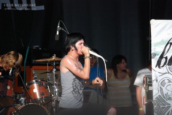 Bless The Fall at The Vans Warped Tour.   August 11, 2007.
