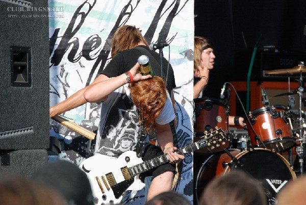 Bless The Fall at The Vans Warped Tour.   August 11, 2007.