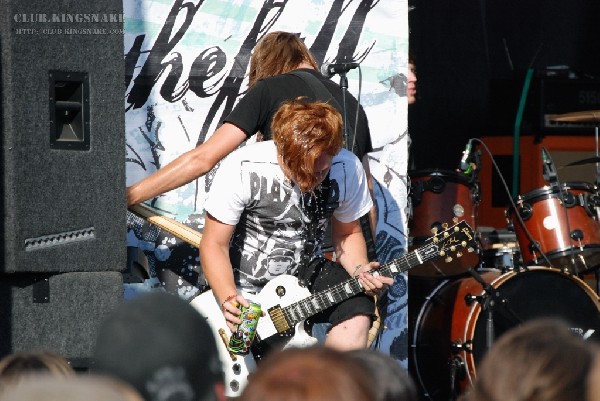 Bless The Fall at The Vans Warped Tour.   August 11, 2007.