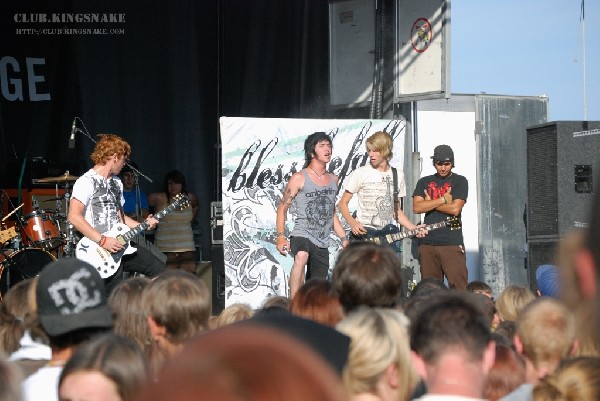 Bless The Fall at The Vans Warped Tour.   August 11, 2007.