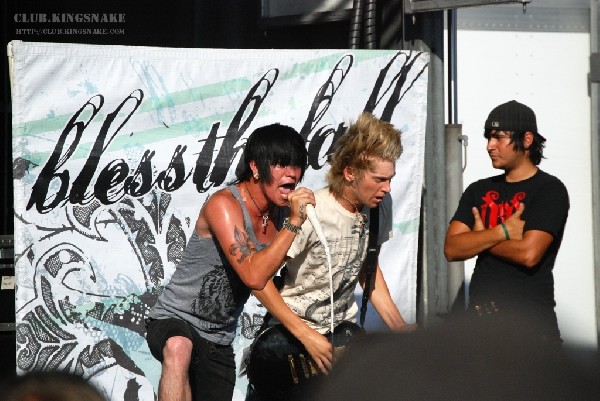 Bless The Fall at The Vans Warped Tour.   August 11, 2007.