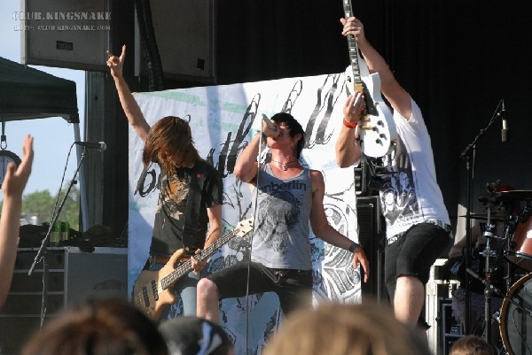 Bless The Fall at The Vans Warped Tour.   August 11, 2007.