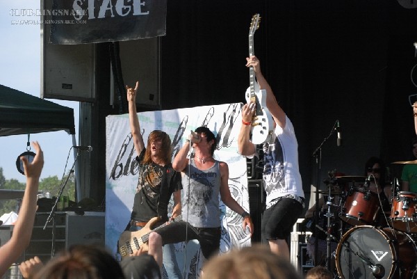 Bless The Fall at The Vans Warped Tour.   August 11, 2007.