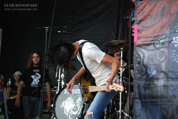 Chiodos at The Vans Warped Tour.   August 11, 2007.