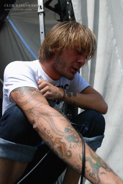 Chiodos at The Vans Warped Tour.   August 11, 2007.