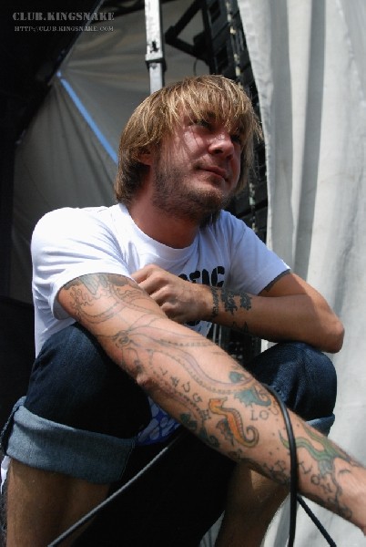 Chiodos at The Vans Warped Tour.   August 11, 2007.