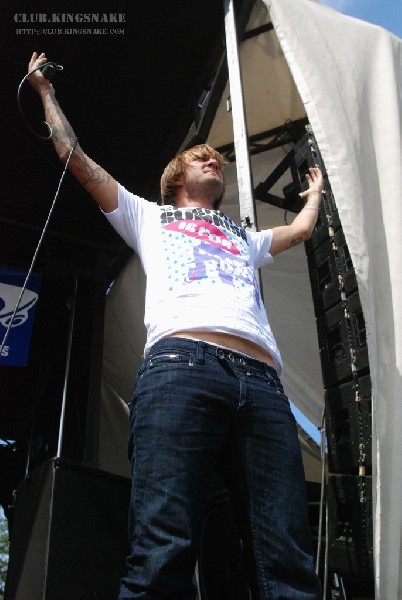Chiodos at The Vans Warped Tour.   August 11, 2007.