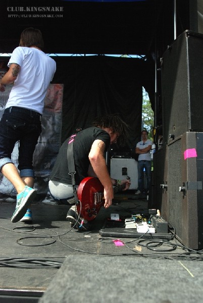 Chiodos at The Vans Warped Tour.   August 11, 2007.