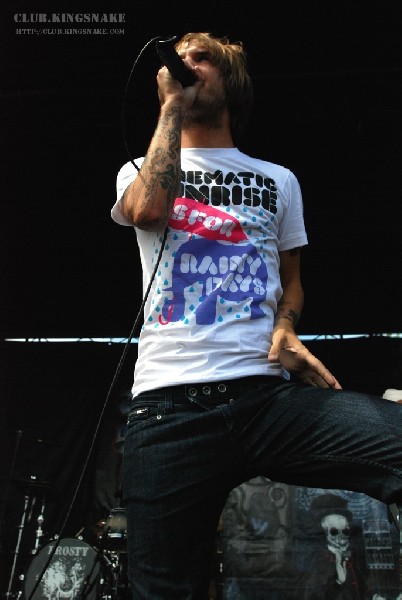 Chiodos at The Vans Warped Tour.   August 11, 2007.