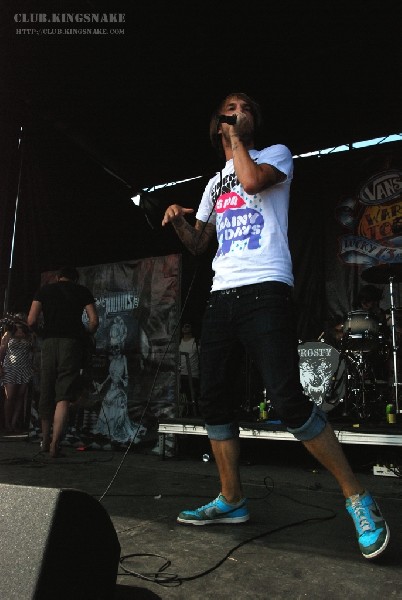 Chiodos at The Vans Warped Tour.   August 11, 2007.