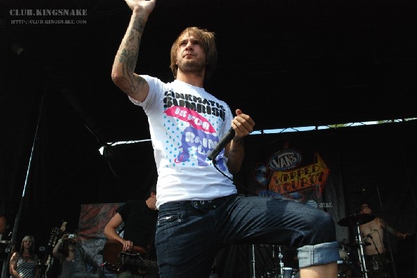 Chiodos at The Vans Warped Tour.   August 11, 2007.