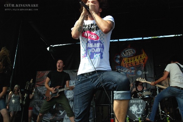 Chiodos at The Vans Warped Tour.   August 11, 2007.