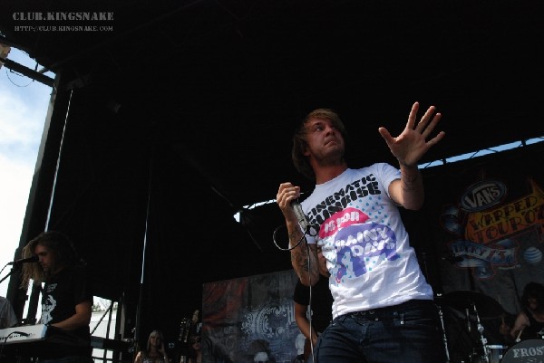 Chiodos at The Vans Warped Tour.   August 11, 2007.