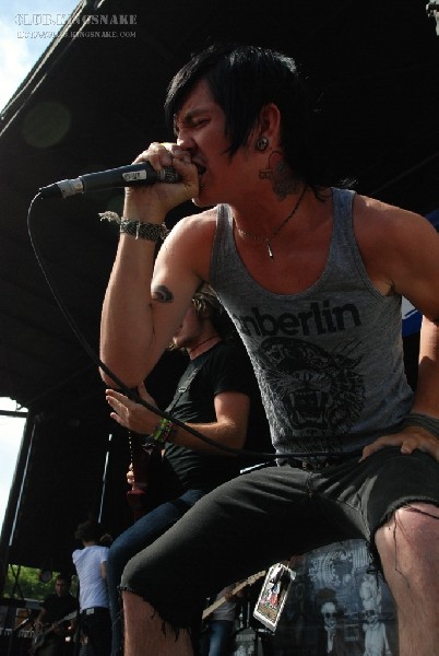 Chiodos at The Vans Warped Tour.   August 11, 2007.