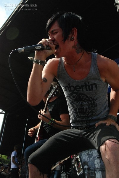 Chiodos at The Vans Warped Tour.   August 11, 2007.